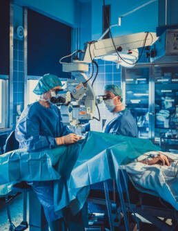 Medical Photography Germany: Eye surgery in Hannover